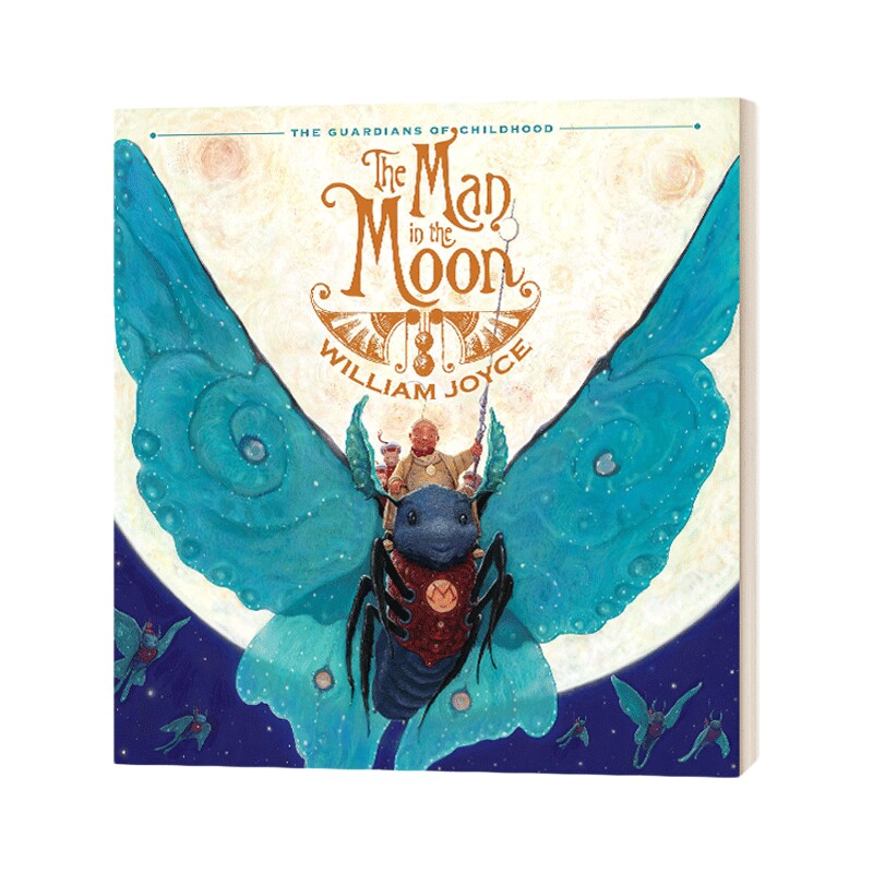英文原版 精装 The Man in the Moon 守护者联盟 月亮上的人 英文版 进口英语原版书籍儿童全英语书