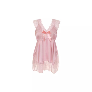 「LA」温柔杀手丨软线系列*纯欲吊带睡衣性感镂空露背蕾丝睡裙女