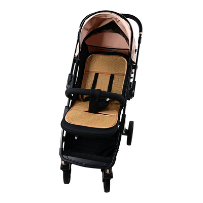 专用babyboat贝舟B5婴儿推车凉席双面两用儿童溜娃车藤席冰丝坐垫