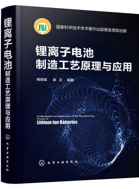 锂离子电池制造工艺原理与应用 离子电池电化学性能设计 锂离子电池关键技术书籍