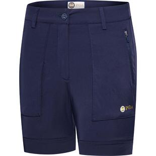 美国PGA 高尔夫短裤女士运动裤子夏季女装透气速干修身显瘦显腿长