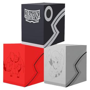 龙盾卡盒游戏王牌盒PTCG卡牌收纳盒宝可梦喷火龙卡牌盒大容量100+