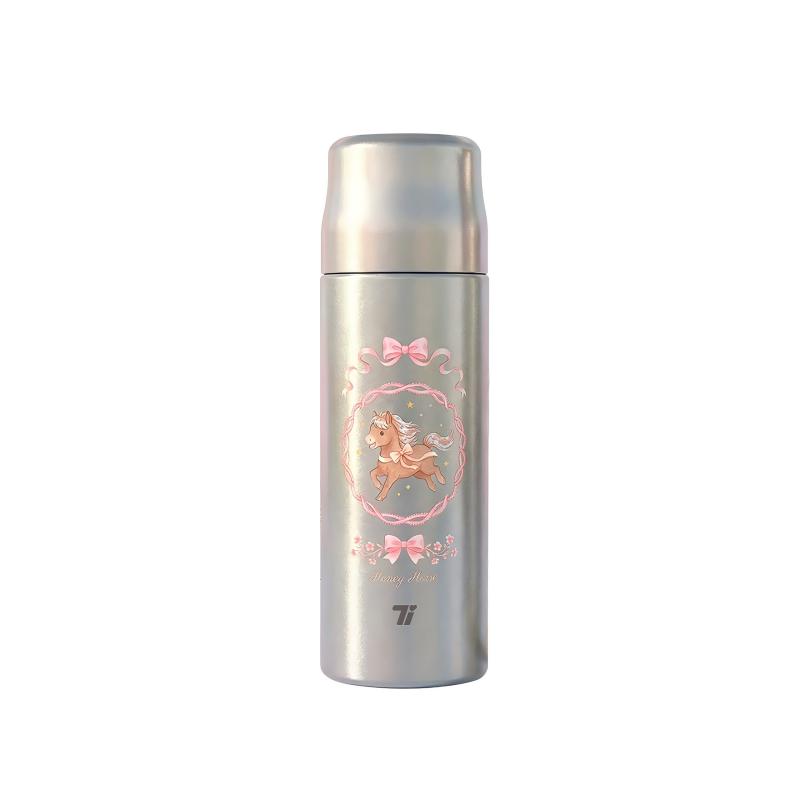 七暖小马纯钛便携保温杯
