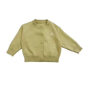 童装男童宝宝针织开衫2024春秋新款儿童毛线衣毛衣开衫外套上衣