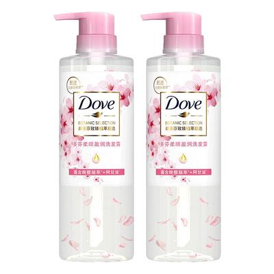 多芬男女士樱花香洗发水2瓶装