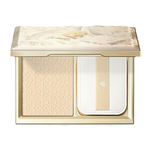 完美日记羽毛粉饼新升级羽缎粉饼柔焦控油磨皮持久定妆遮瑕不脱妆