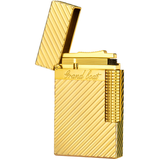 高端朗声打火机正品充气式限量男士高级火机新款商务高档个性礼物