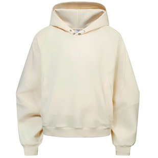 GUUKA TECH空气层加绒卫衣女款美式刺绣连帽衫活页设计上衣插肩袖