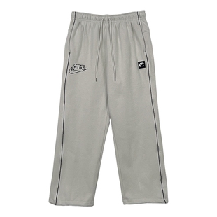 NIKE耐克男裤26春新款刺绣AIR印花针织长裤宽松直筒裤IF1285-072