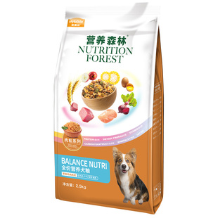 麦富迪狗粮营养森林肉松通用中大型成犬金毛拉布拉多柯基边牧专用