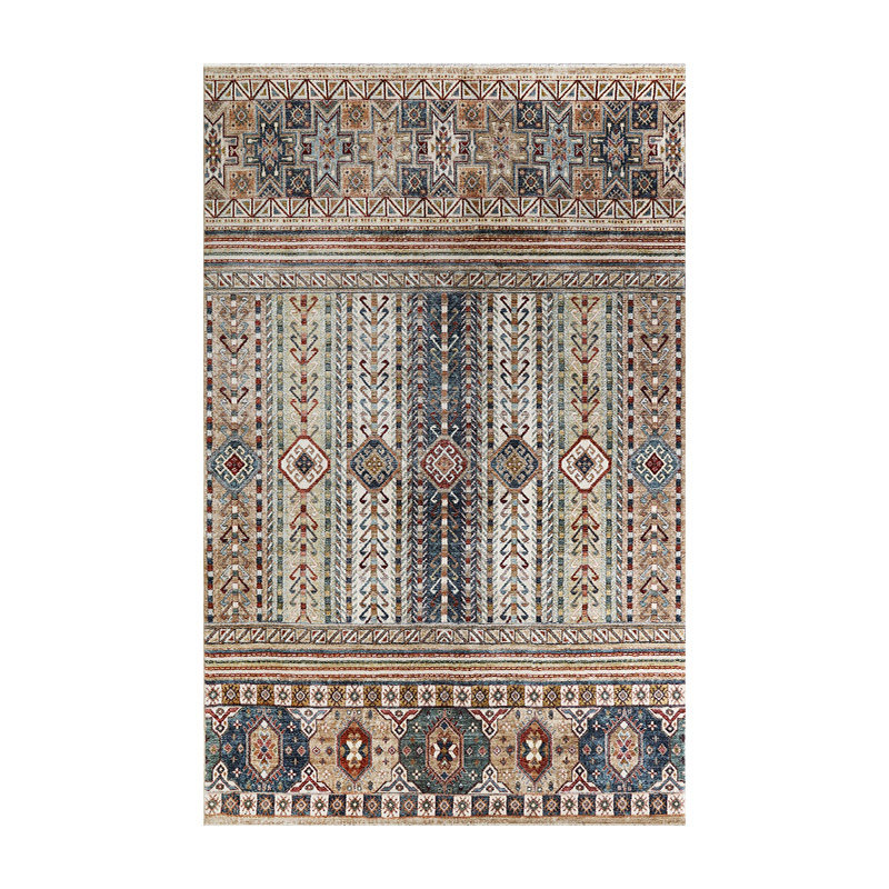 易普美家2026新款土耳其进口波西米亚中古地毯美式轻奢卧室客厅毯