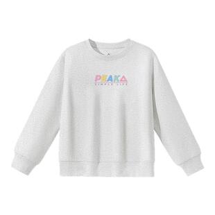 匹克童装女童长袖t恤秋装2026新款儿童打底衫上衣春秋中大童卫衣