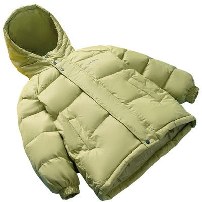 雅鹿短款羽绒服加厚男童女童