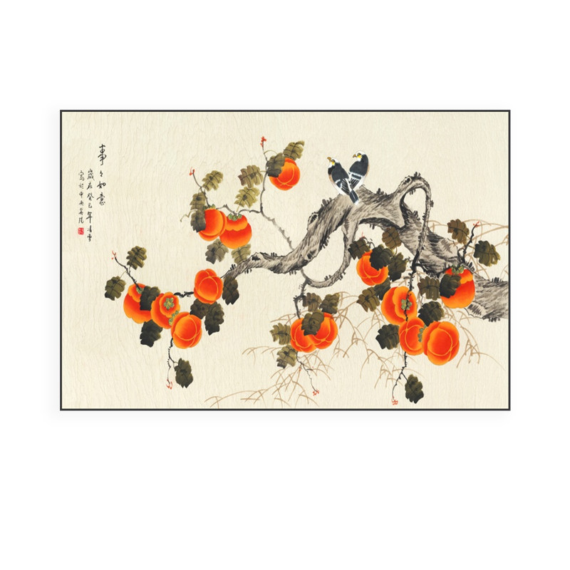 电表箱装饰画2026新款中古风客厅空开配电箱电闸开关遮挡盖挂画