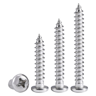 304圆头十字自攻丝螺丝316不锈钢自攻螺钉配件木螺丝钉M1M3M4M5M8