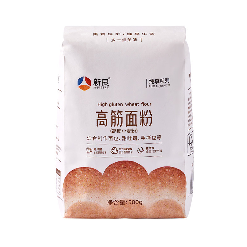 新良纯享高筋面粉面包粉面包机专用小麦粉披萨吐司烘焙家用高筋粉