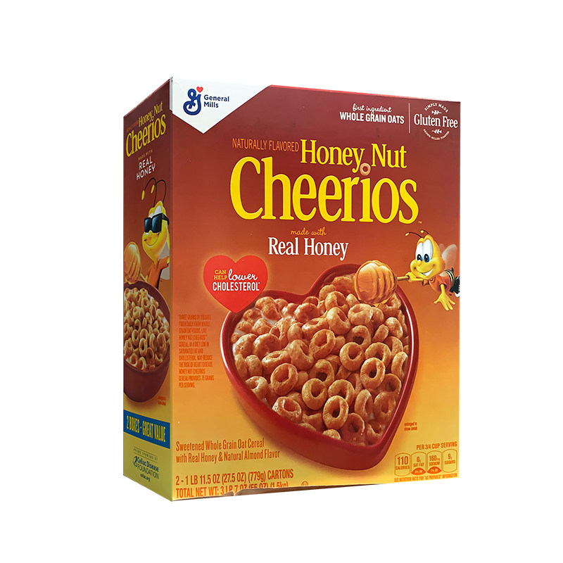 美国cheerios燕麦圈即食原味蜂蜜