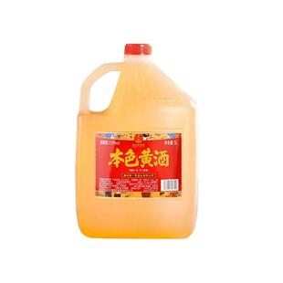 本色黄酒浙一家无浙江花雕正宗老酒厨用8年陈酿5L桶装传统酒业