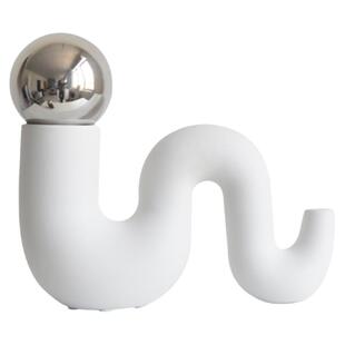 高级感小众抽象异形陶瓷花瓶摆件样板间设计师艺术几何现代风摆设