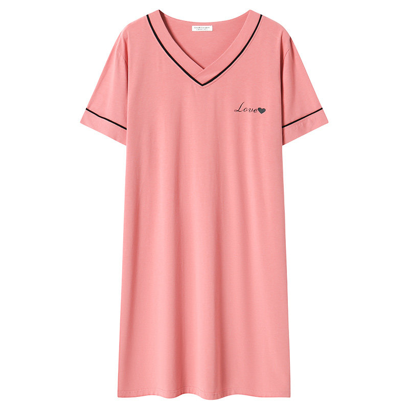 睡裙女2026款莫代尔棉夏季短袖睡衣裙子夏天薄款凉感家居服连衣裙