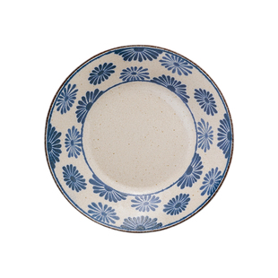 陶瓷餐具盘子家用日式和风圆盘釉下彩南风系列菜盘意面盘