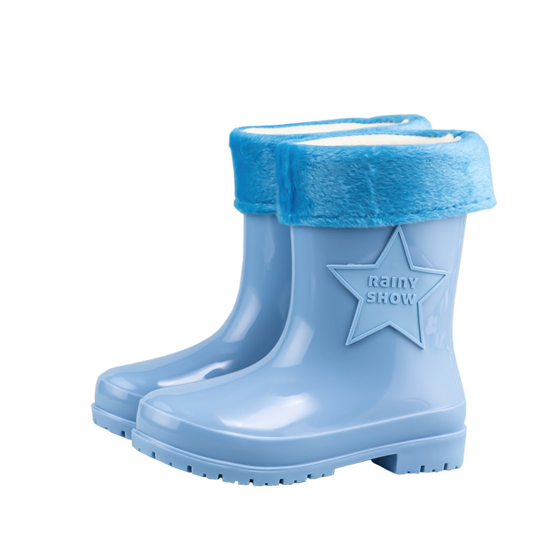 中筒亲子款四季防滑雨鞋加绒
