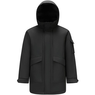防护外套|商场同款森马羽绒服男防风三防2025新款冬装中长款宽松