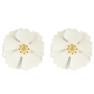 Social Talent桑蕾太阳花耳钉925银针时尚耳夹2025年春夏新款爆款