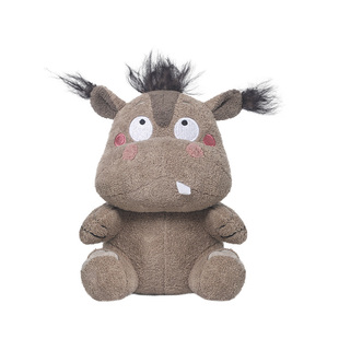 捉趣河马吉普森毛绒玩具可爱玩偶公仔桌面摆件布娃娃女孩生日礼物