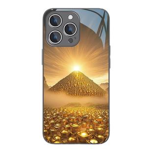 适用iphone16日照金山手机壳14pro新款max高级感pro金元宝苹果15plus发财13mini暴富12小众11创意苹果16玻璃x