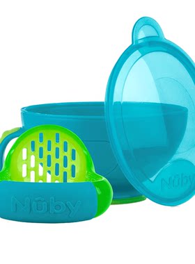 自营研磨碗Nuby餐具套装