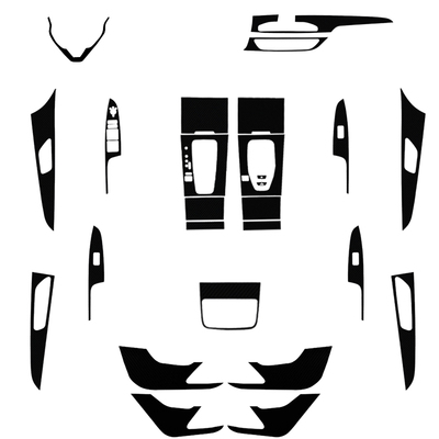 碳纤纹内饰改装长安贴纸中控