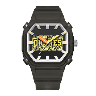 Dickies手表学生初高中女生闺蜜草莓粉时尚正品送女朋友礼物腕表