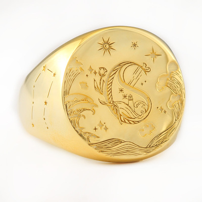 源头工厂私人戒指定制原创设计