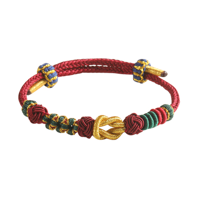 红绳手链半成品可穿珠