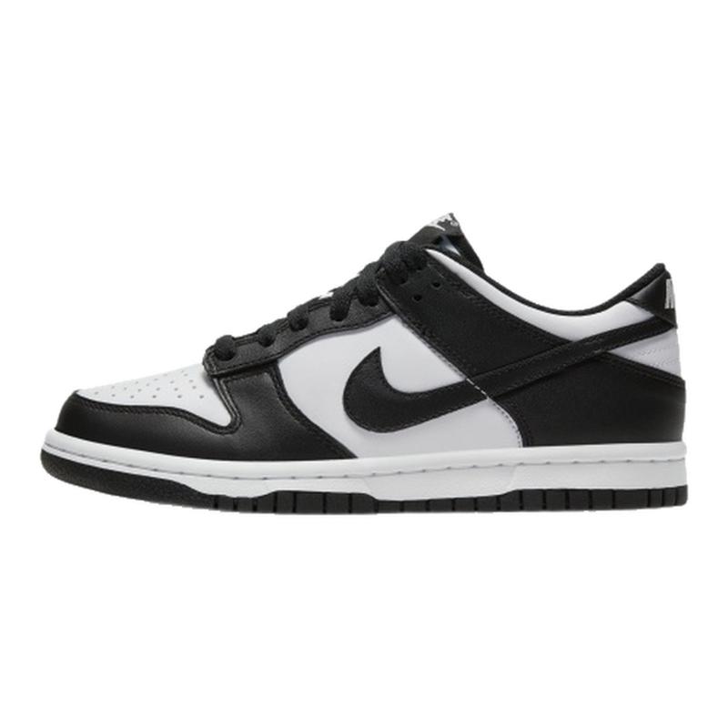 XHH Nike Dunk 皮革 防滑耐磨 低帮 板鞋 女款 黑白 CW1590-100