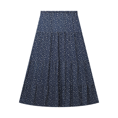 橘子树在哪儿韩系碎花半身裙女