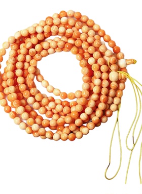 三大名螺血贝壳万宝螺圆珠佛珠链手串 男女款VV7贝壳螺壳手链饰品