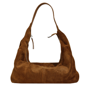 【EZRO】一作 麂皮秋冬磨砂真皮单肩腋下女包hobo流浪包软皮新款