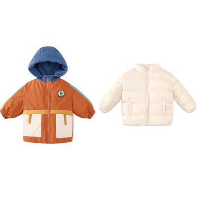 男女童羽绒服冲锋衣两件套