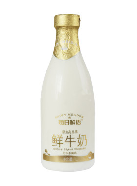 蒙牛每日鲜语鲜1l*3巴氏杀菌鲜奶