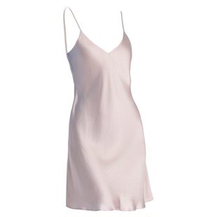 GP基础款19姆米可拆卸胸垫吊带真丝睡裙短款夏季修身桑蚕丝睡衣女