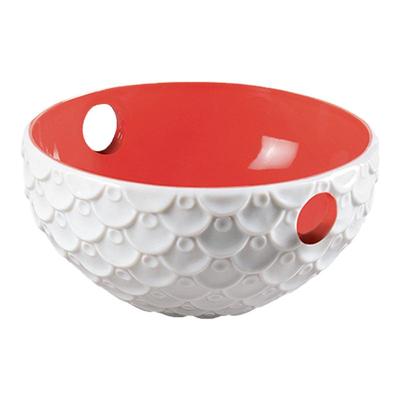 lladro雅致鳞鳞纹碗红色礼物