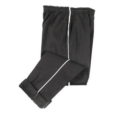 校服裤子一道杠细白加绒加厚