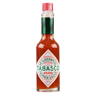 进口TABASCO 美国辣椒仔60ml牛排披萨意面调味辣汁辣椒酱西餐配料