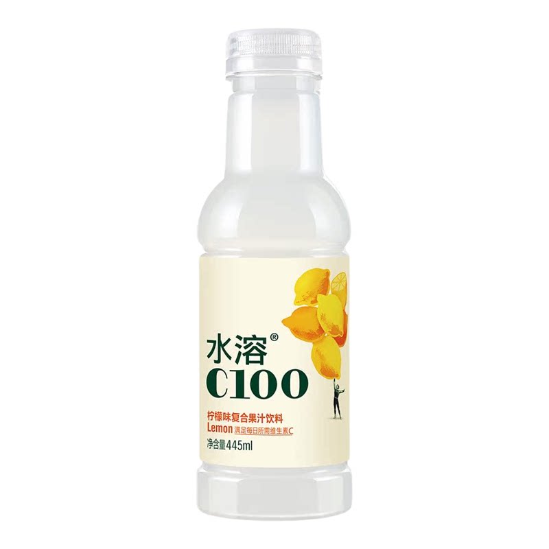 农夫山泉C100柠檬味整箱复合果饮