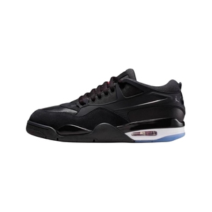 耐克男鞋air Jordan 4RM AJ4黑色运动鞋低帮复古篮球鞋FQ7939-009