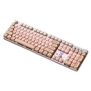 狼蛛F2088Air粉底液机械键盘有线无线三模蓝牙女生青茶轴游戏办公