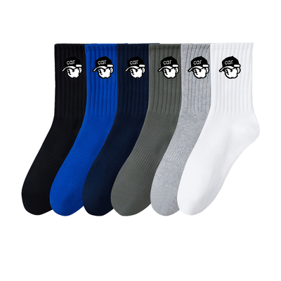 青少年大码运动中筒袜