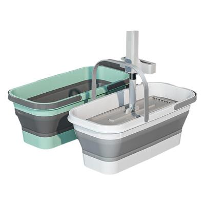 可折叠拖把桶长方形水桶